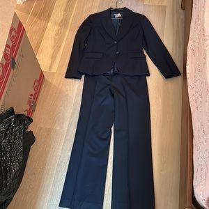 Ann taylor dark navy blue suit
